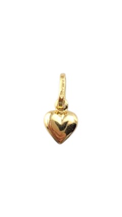 18 Karat Yellow Gold Mini Heart Charm #21318