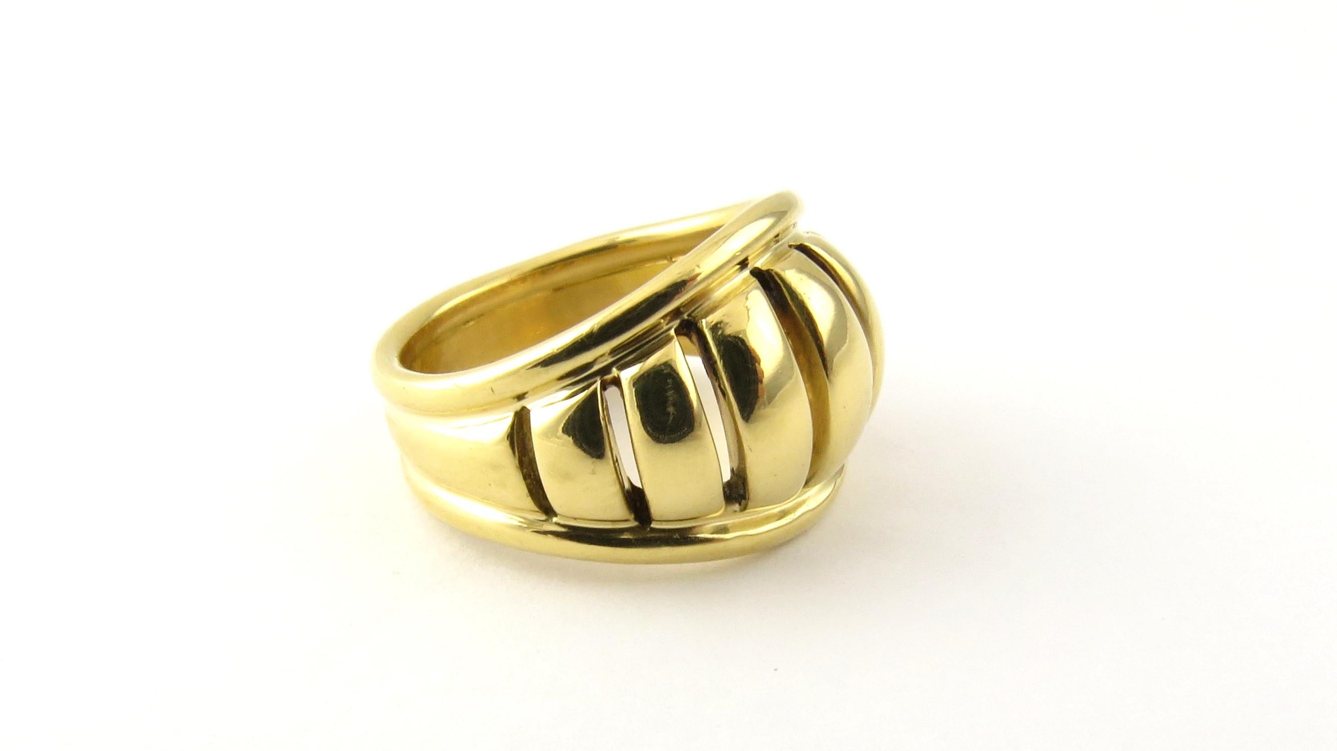 Women's 18 Karat Yellow Gold Movado Dome Ring