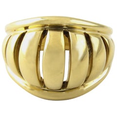 18 Karat Yellow Gold Movado Dome Ring