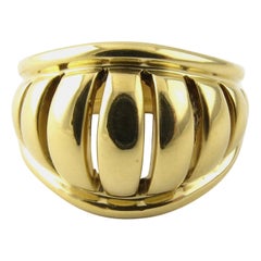 18 Karat Yellow Gold Movado Dome Ring