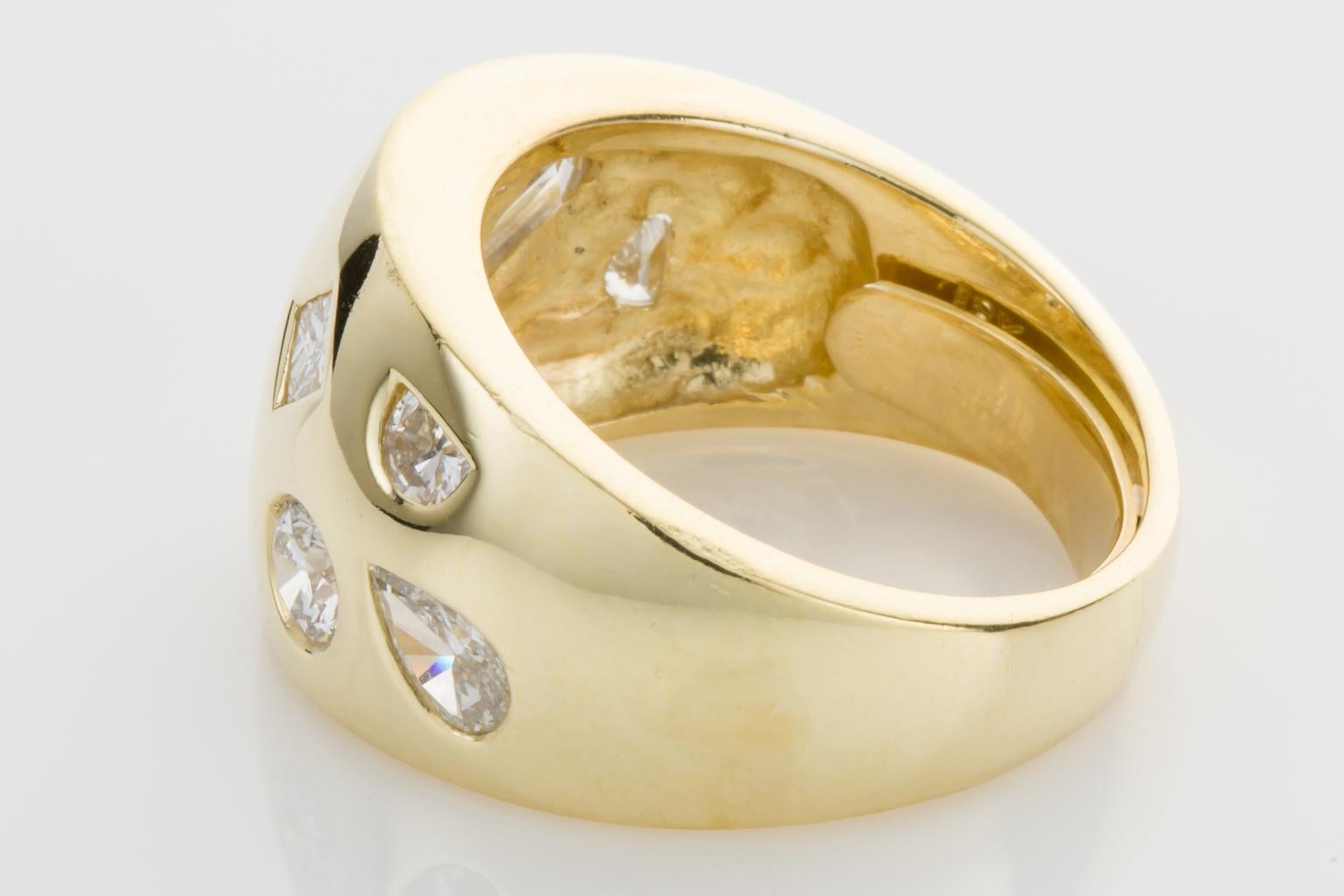 poker ring 18k gold