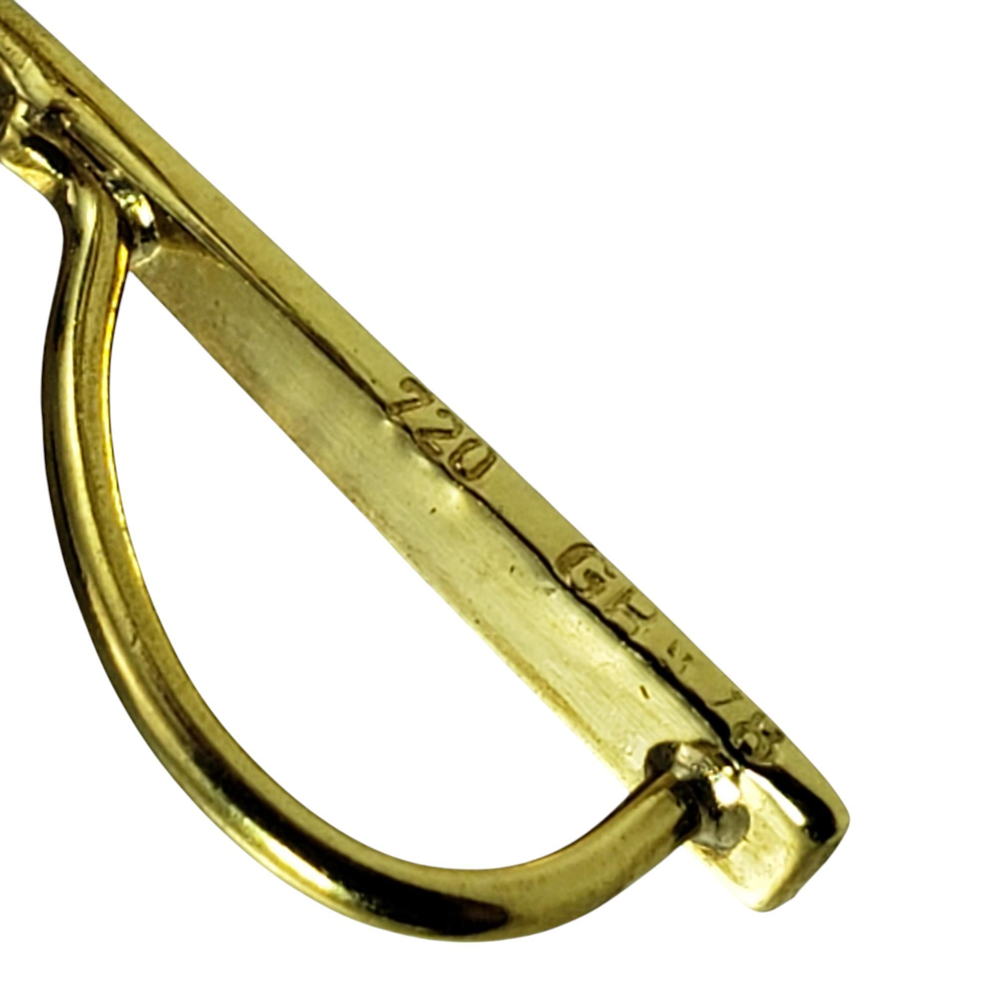 Pendentif croix multi-pierres en or jaune 18 carats  #19738 Bon état - En vente à Washington Depot, CT