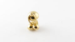 18 Karat Yellow Gold Mushrooms Charm