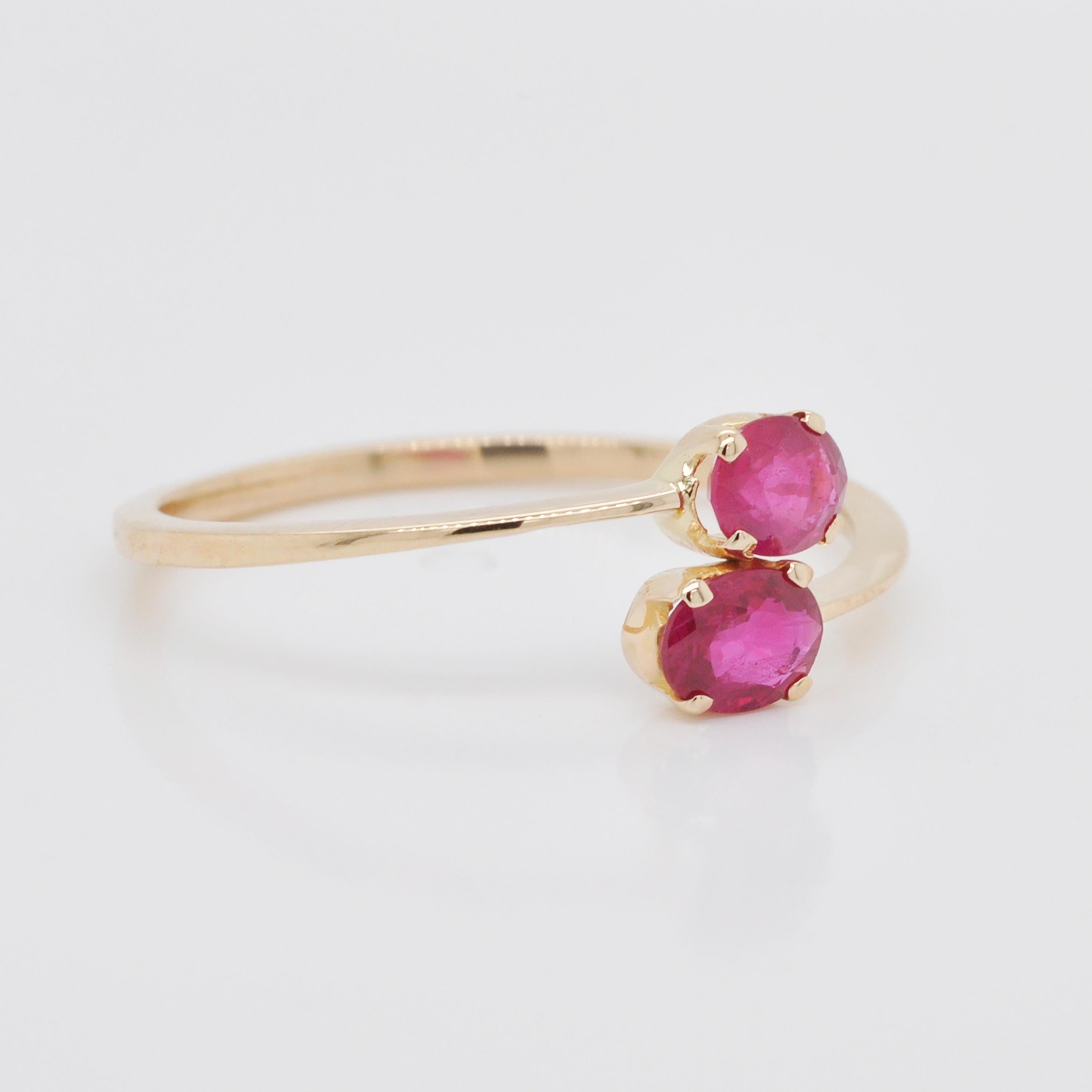 small ruby rings