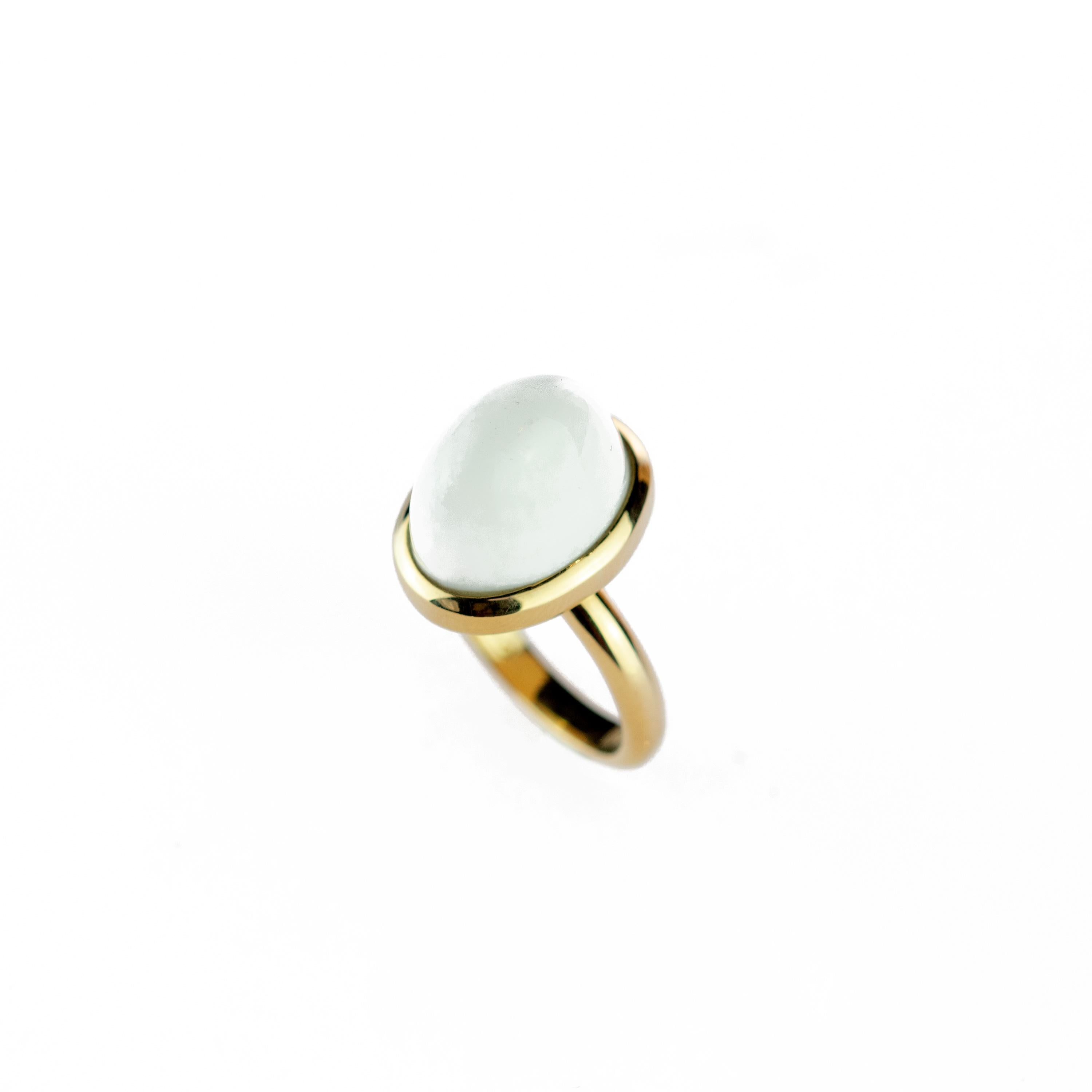 white agate ring
