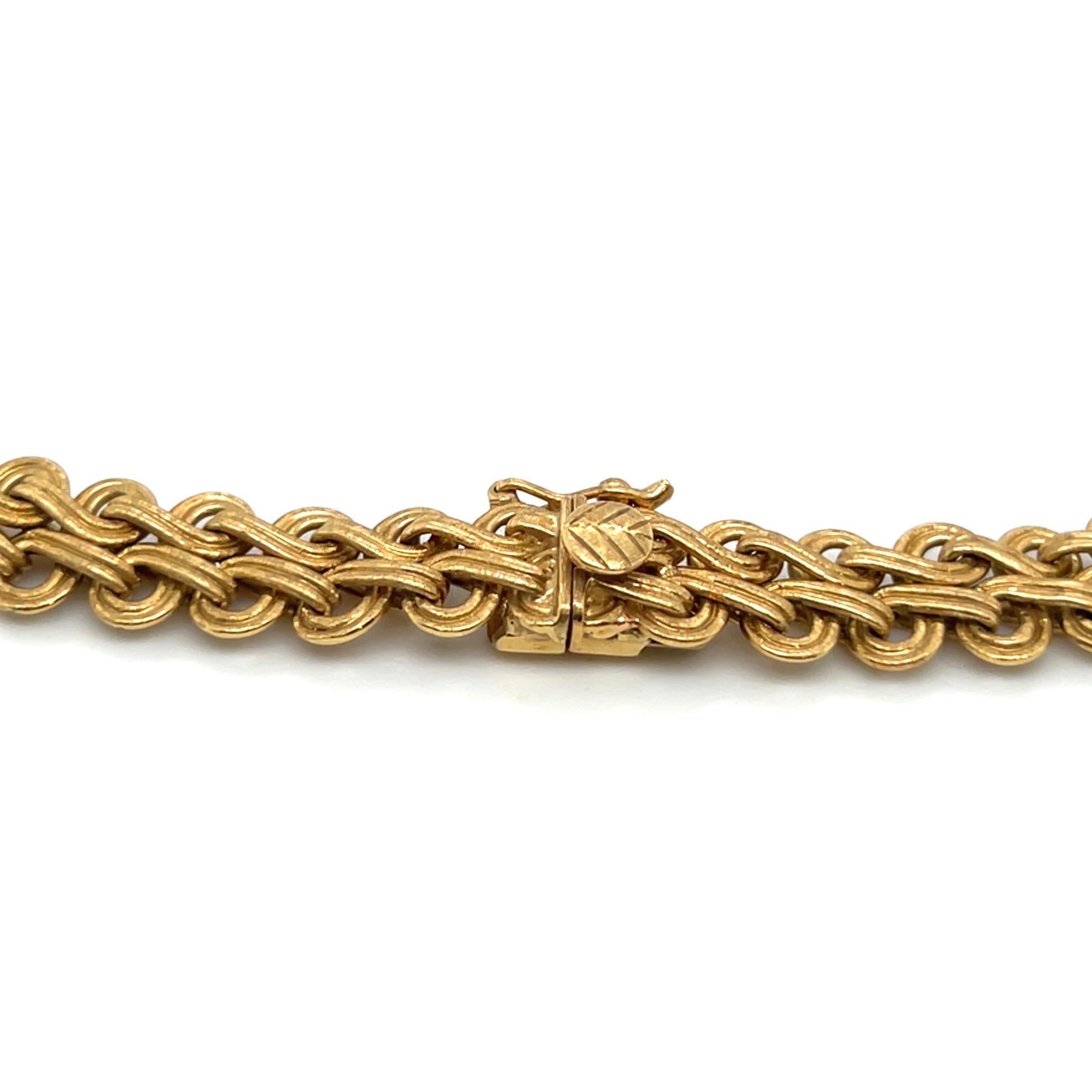 Modern 18 Karat Yellow Gold Necklace by Gianmaria Buccellati, 1960s