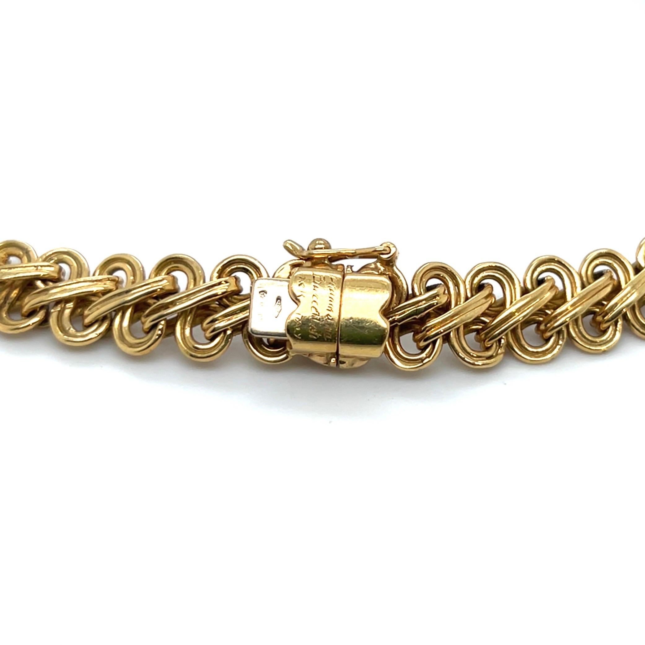 18 Karat Yellow Gold Necklace by Gianmaria Buccellati, 1960s In Good Condition In Zurich, CH