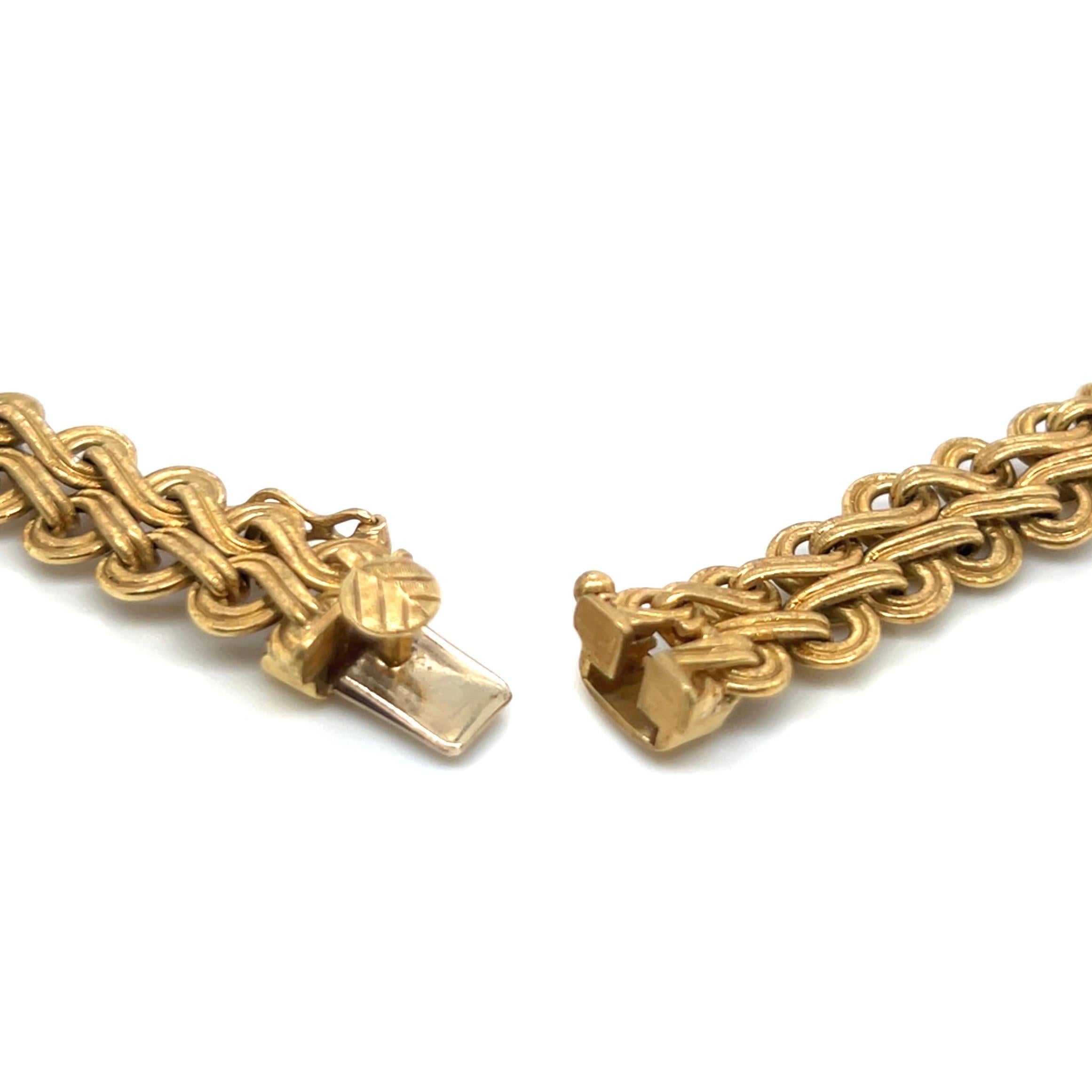 Women's or Men's 18 Karat Yellow Gold Necklace by Gianmaria Buccellati, 1960s