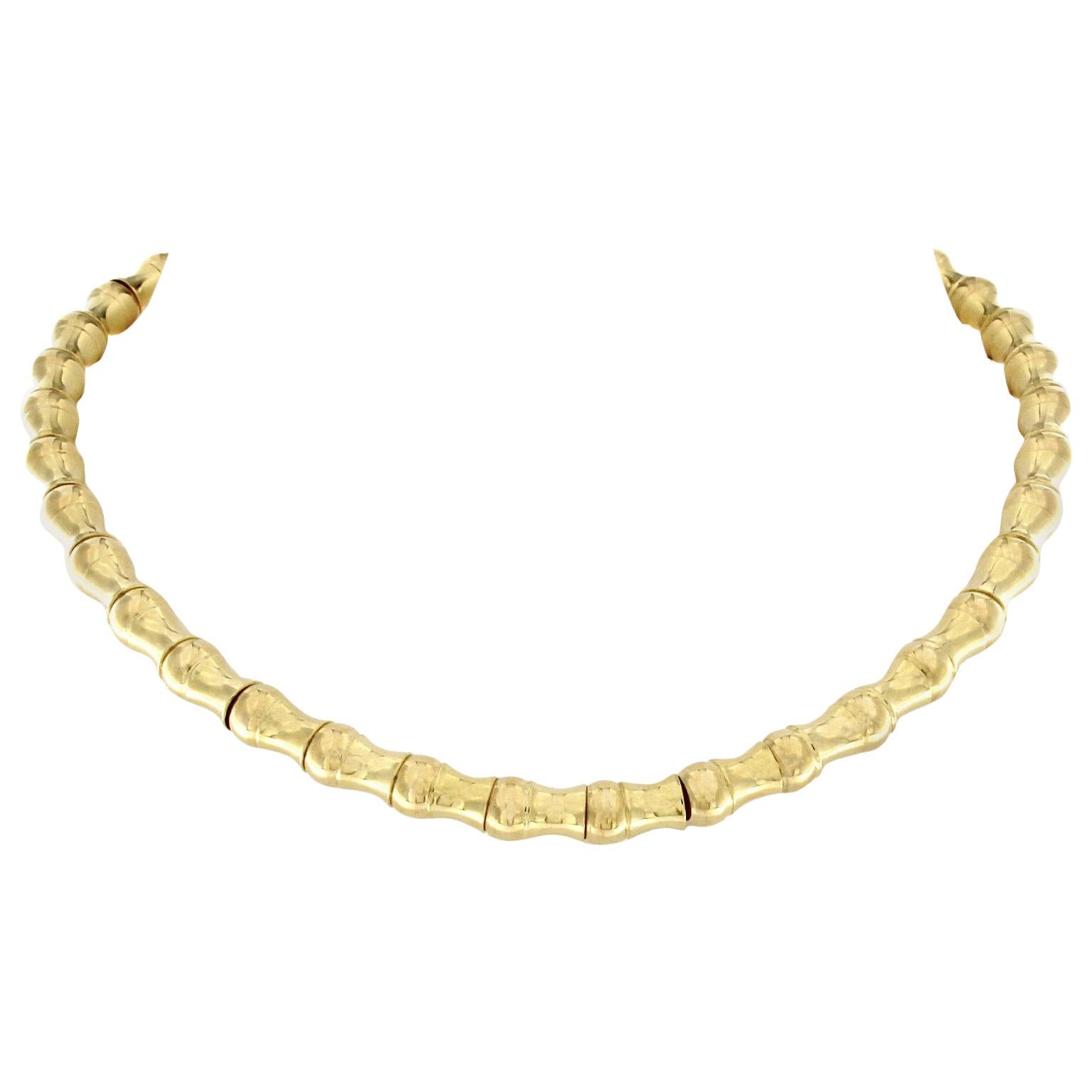 Collar de Oro Amarillo de 18 Kilates en venta
