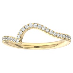 Bracelet en or jaune 18 carats avec diamants Noga de 1/5 carat