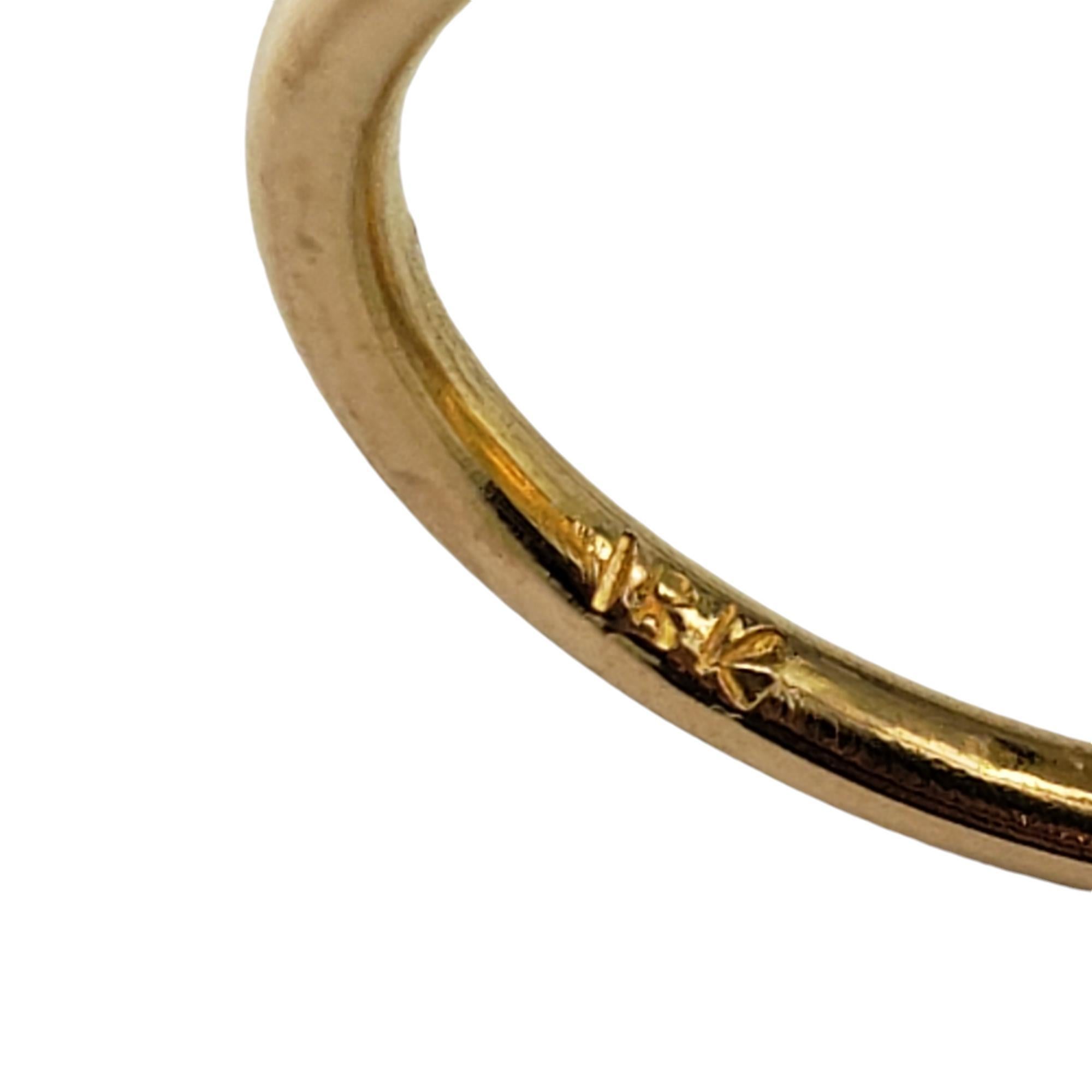 Women's 18 Karat Yellow Gold Opal Ring Size 6.25 Certified #18519 For Sale