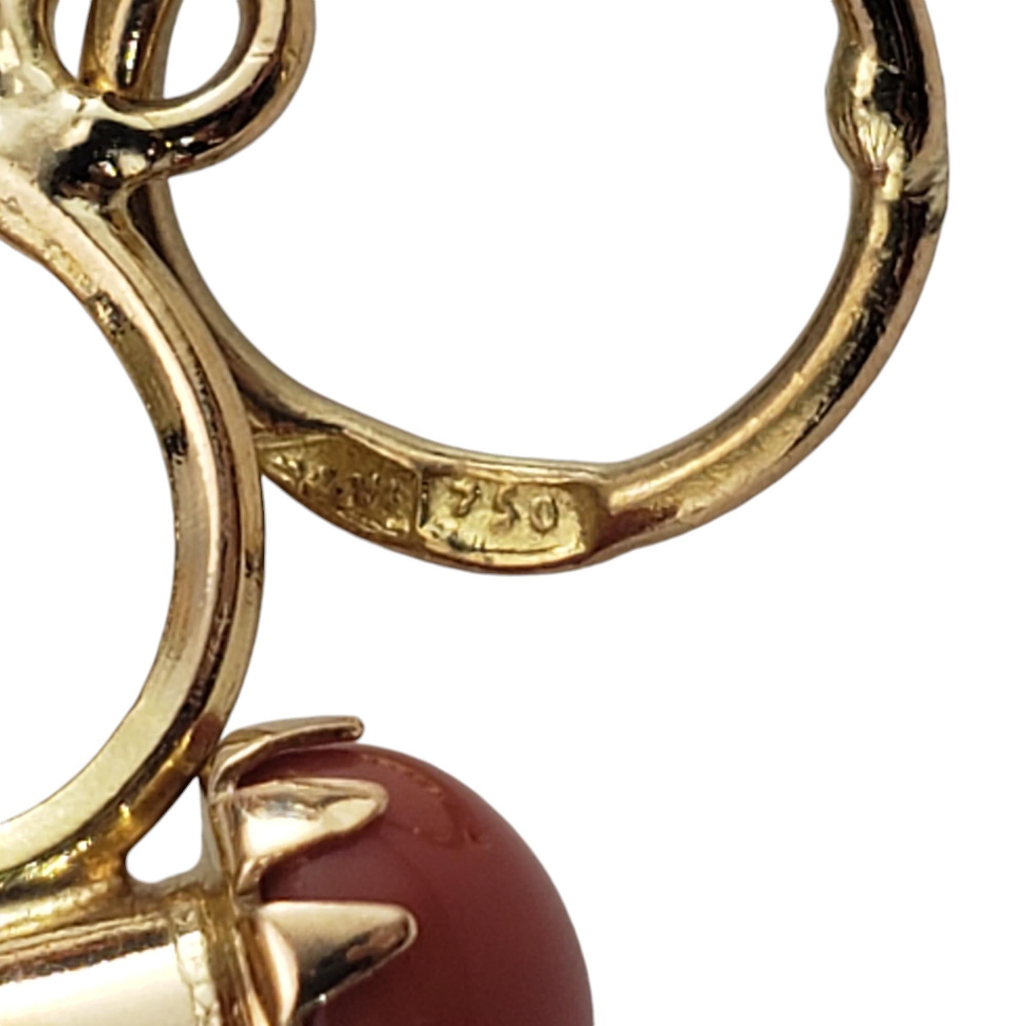 18 Karat Yellow Gold Ornate Urn Charm #19130 For Sale 1