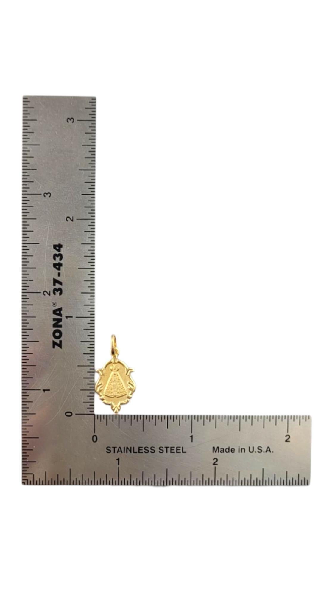 Ciondolo in oro giallo 18 carati Nostra Signora di Guadalupe #21487 in vendita 4