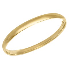 Manart Bracelet dôme ovale brillant en or jaune 18 carats