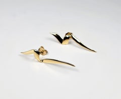 18 Karat Yellow Gold Paloma Picasso Earrings for Tiffany & Co.