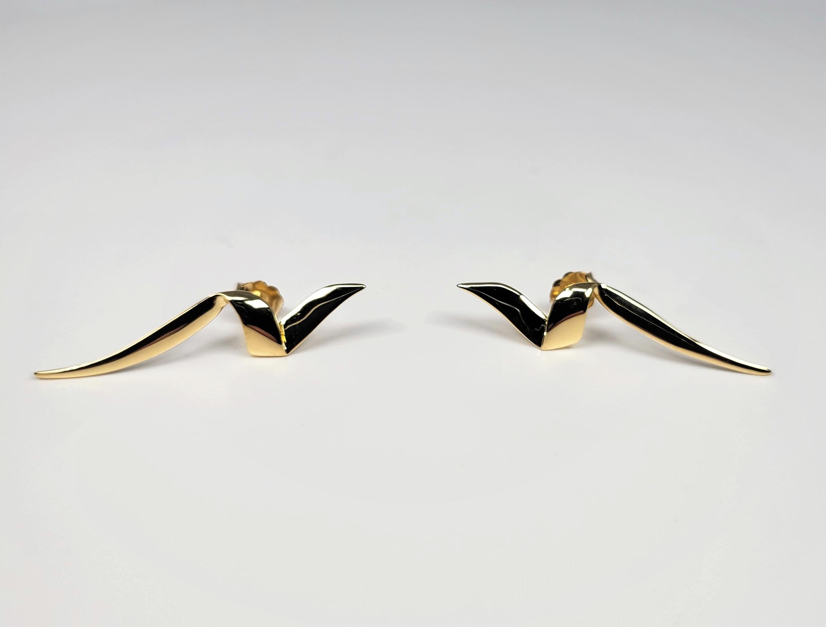 Boucles d'oreilles Paloma Picasso en or jaune 18 carats pour Tiffany & Co. en vente 1