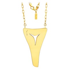 FARBOD 18 Karat Yellow Gold Pendant "Embody" 'Unisex'