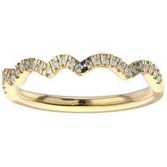 18 Karat Yellow Gold Petite Milano Diamond Ring '1/6 Carat'
