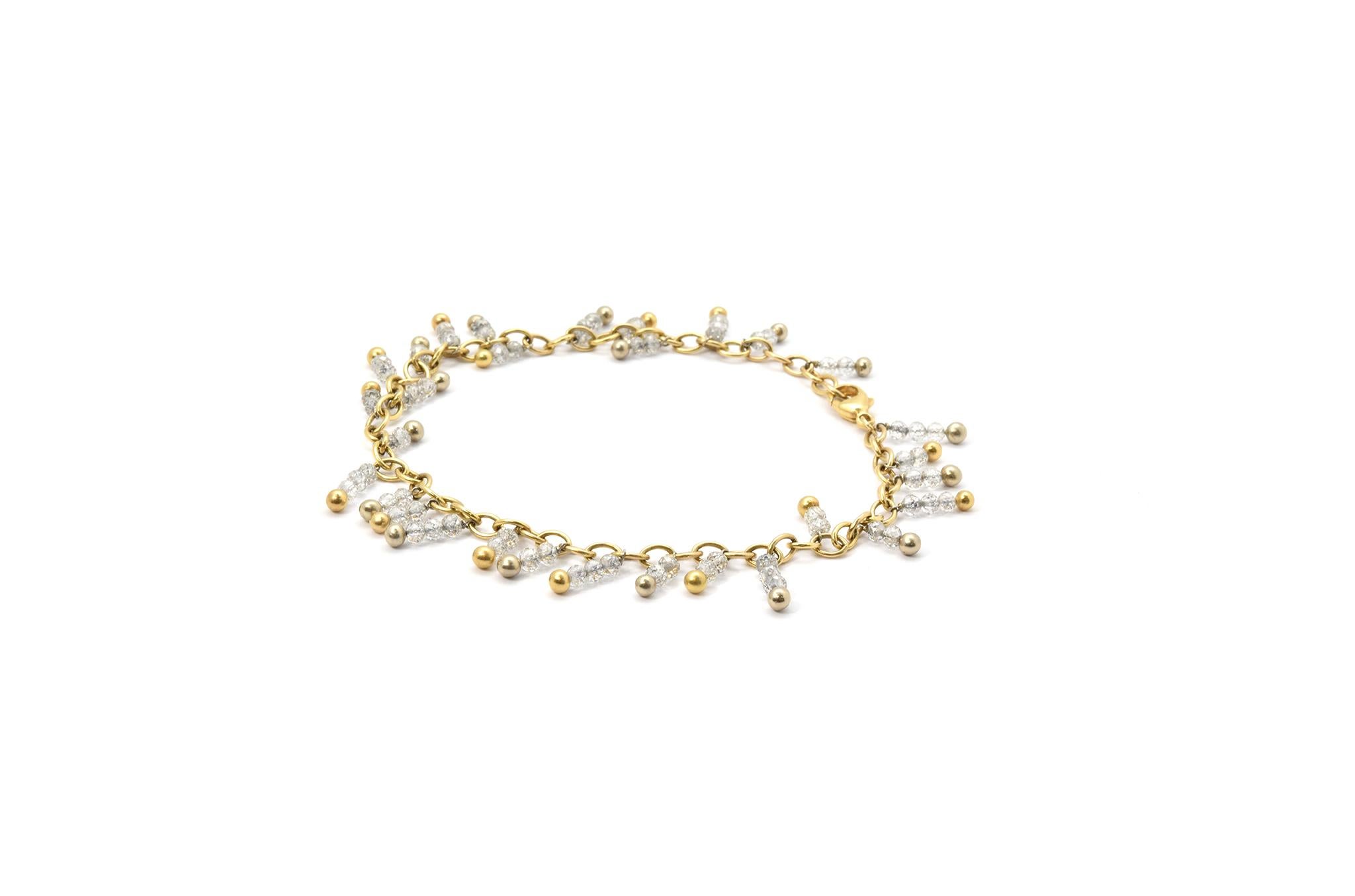 18 karat gold anklet