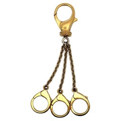 18 Karat Yellow Gold Purse Charm Holder