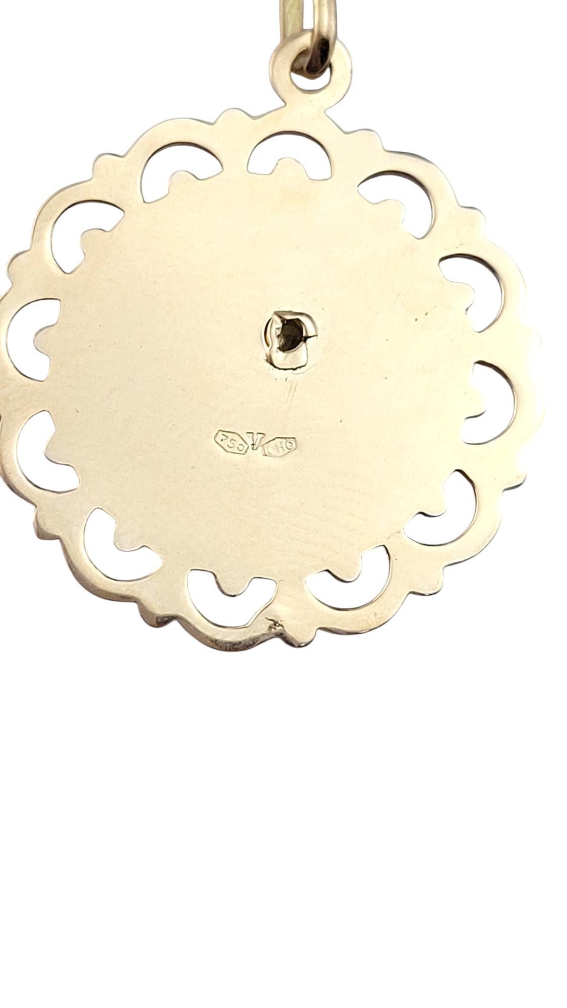 Pendentif en or jaune 18 carats Reine Nefertiti #21145 Pour femmes en vente