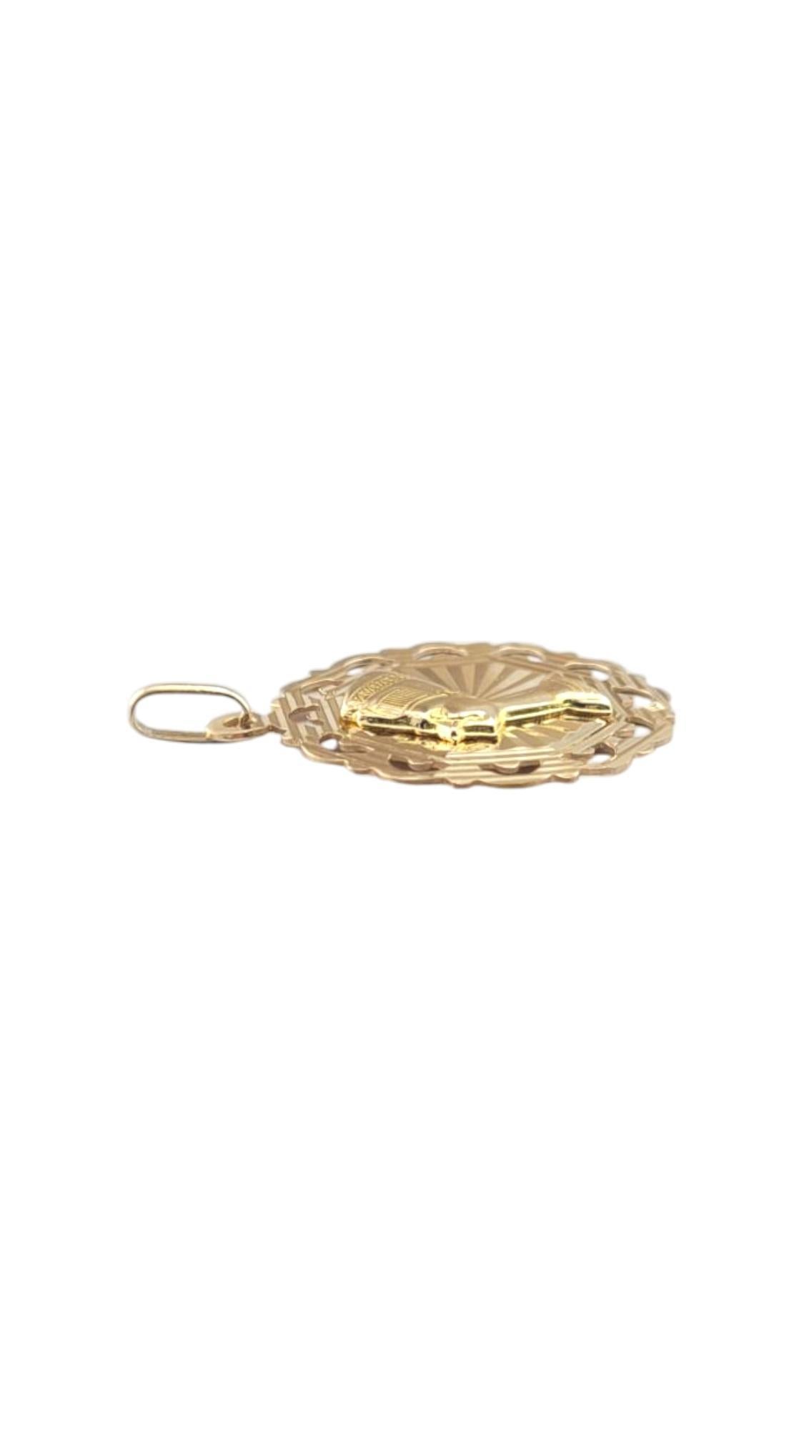 Pendentif en or jaune 18 carats Reine Nefertiti #21145 en vente 4
