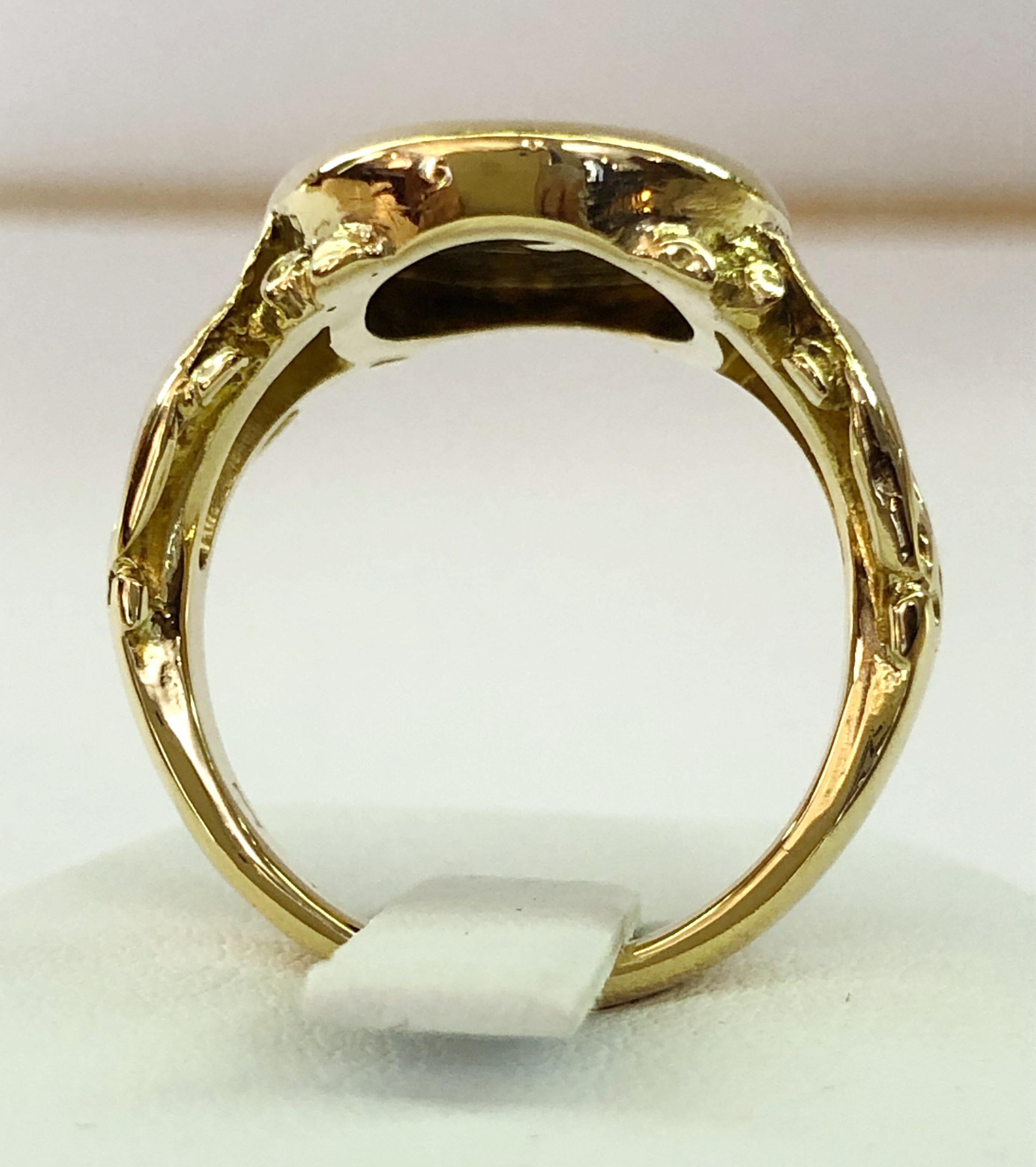 gold karat ring