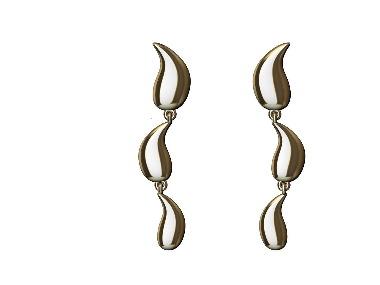 boucles d'oreilles en or jaune 18 carats S Curve Dangle Drip, Thomas Kurilla, designer de Tiffany, présente la nouvelle collection Light , Water, Mind. 2 hernies discales en 2018, et la découverte de la Cyrothérapie en 2020. Cette passion pour la