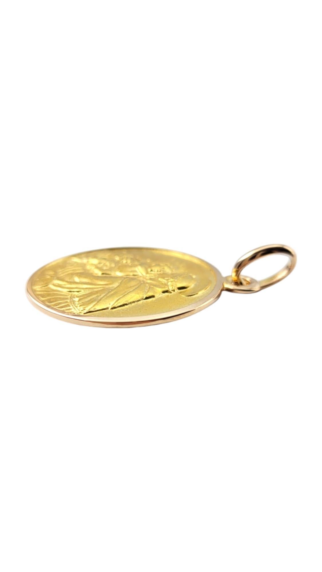 Charm di Sant'Antonio da Padova in oro giallo 18 carati #20861 in vendita 1