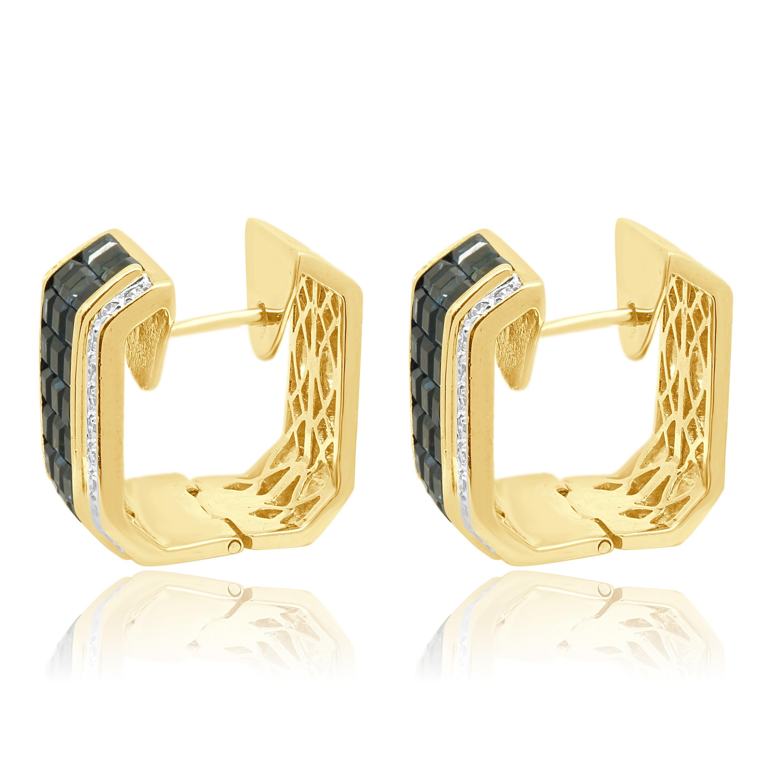 Concepteur : personnalisé
Matériau : Or jaune 18K
Saphirs : 54 taille princesse = 10,34cttw
Diamant : 48 taille ronde = 0,48cttw
Couleur : H
Clarté : VS2-SI1
Poids : 21,77 grammes
