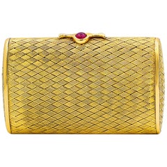 18 Karat Gelbgold Kleine Clutch