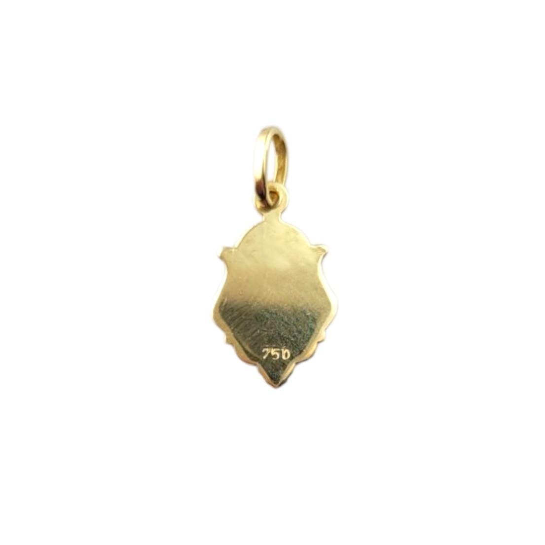 Charm di Gesù piccolo in oro giallo 18 carati #21485 in vendita 4