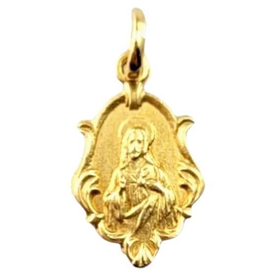 18 Karat Yellow Gold Small Jesus Charm #21485