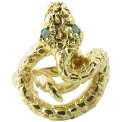 18 Karat Yellow Gold Snake Ring 18 Karat Yellow Gold Snake Ring
