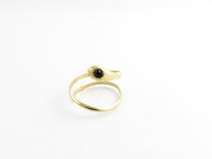 18 Karat Yellow Gold Snake Ring