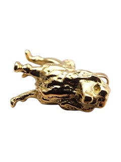 18 Karat Yellow Gold Snow Dog Charm #23582