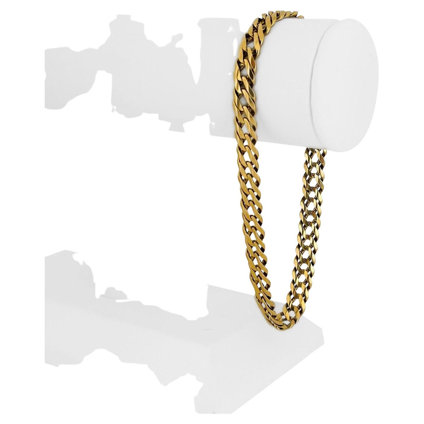 Authentic Italian Braccio Men's Diamond Curb Link Bracelet 14 Karat For