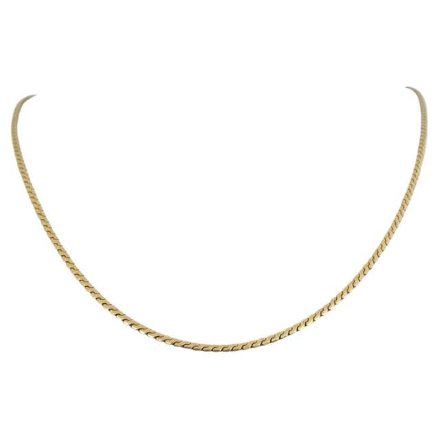 Chopard Les Chaines 18 Karat Rose Yellow Gold Link Necklace at 1stDibs ...