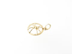 18 Karat Yellow Gold Spider Charm