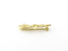 18 Karat Yellow Gold Tennis Racket Brooch/Pin