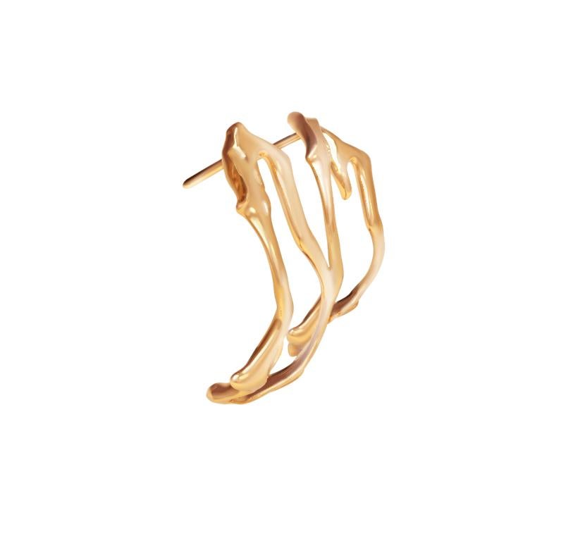tibetan earrings gold