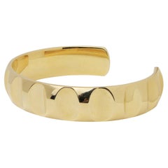 18 Karat Yellow Gold Tiffany & Co Paloma Picasso Groove Cuff