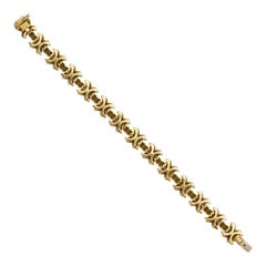 18 Karat Gelbgold, Tiffany & Co. 'Signature X'-Armband