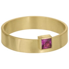 18 Karat Yellow Gold Tourmaline Ring by Kyla Katz