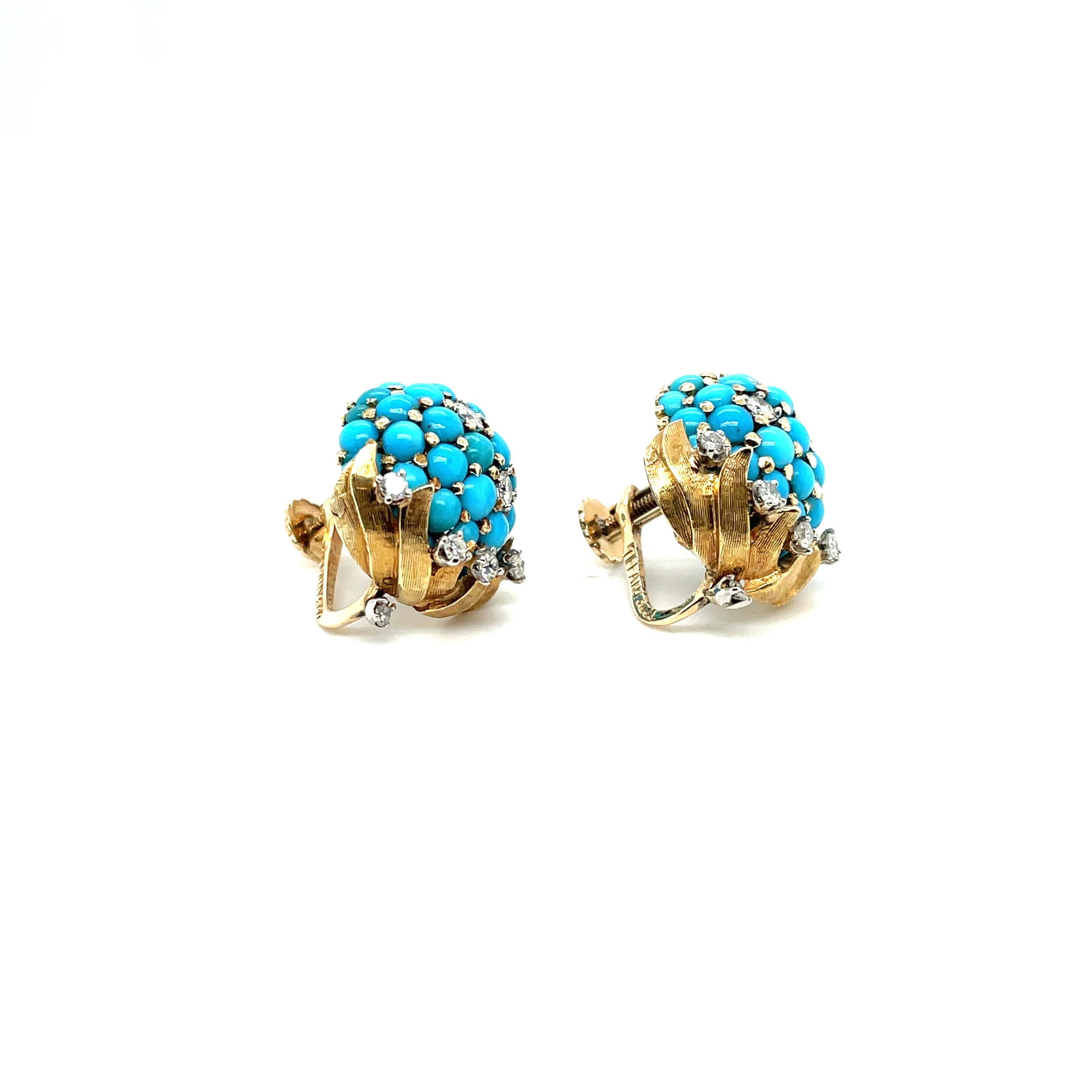 tiffany turquoise earrings