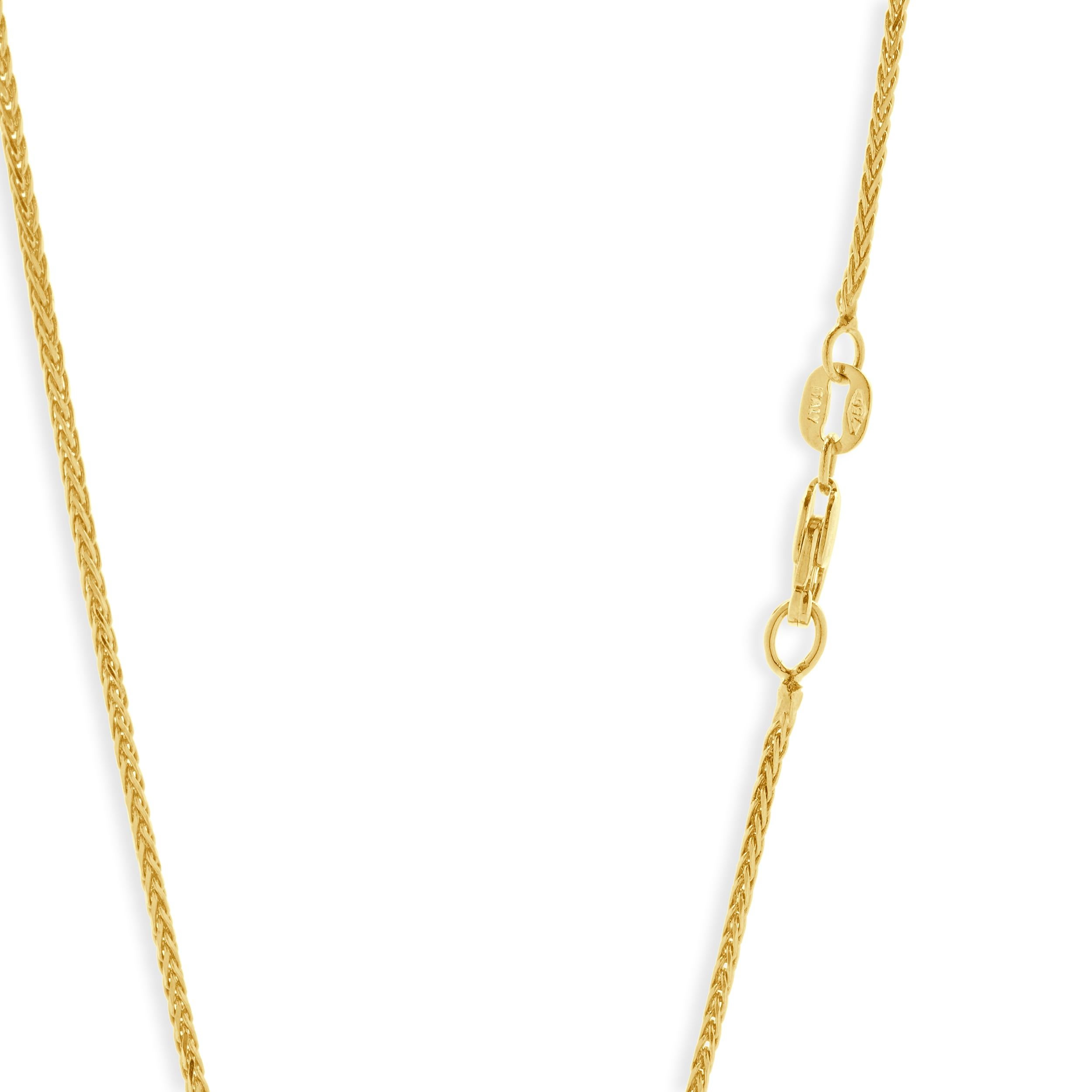 18 Karat Yellow Gold Turquoise and Diamond Halo Necklace In Excellent Condition For Sale In Scottsdale, AZ