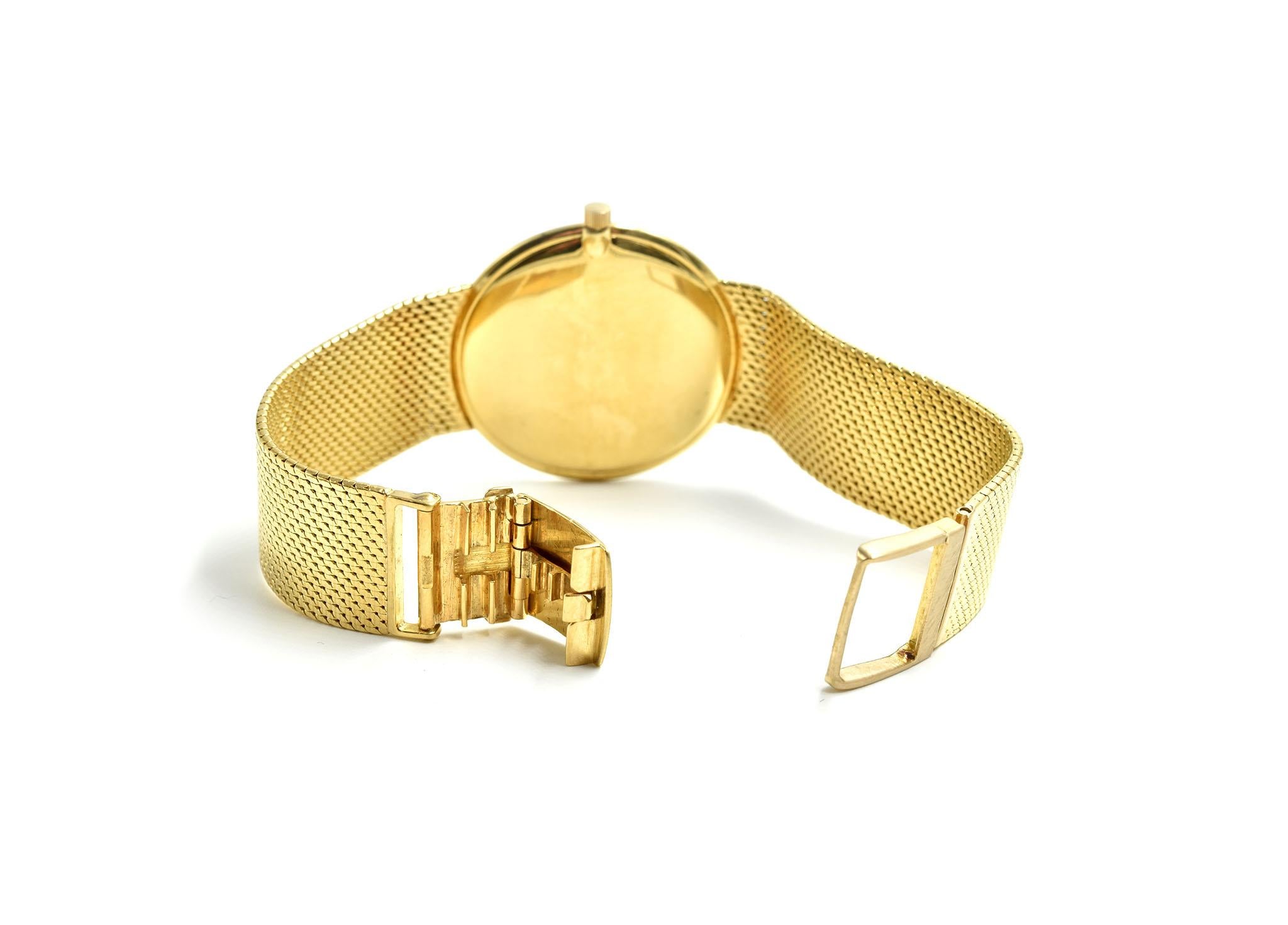 18 Karat Yellow Gold Vacheron & Constantin Gold Bracelet Watch, circa 1960s In Good Condition In Scottsdale, AZ