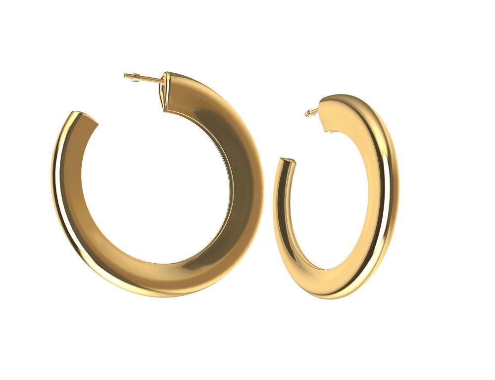 gold teardrop hoop earrings