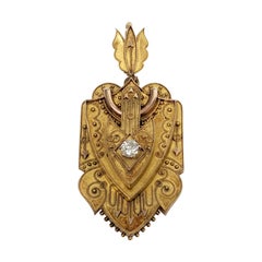 18 Karat Yellow Gold Victorian Locket