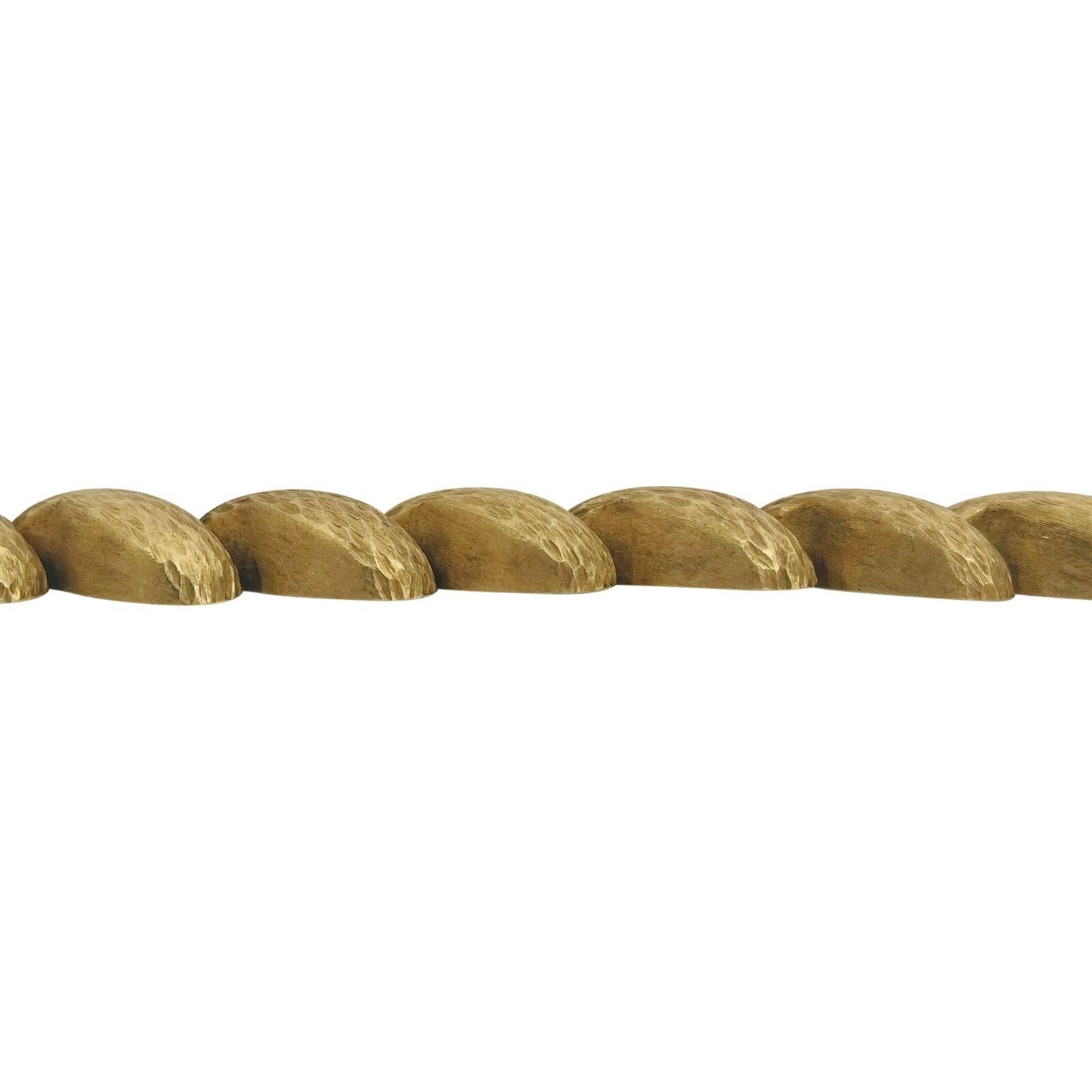 18 Karat Gelbgold Texturiertes San Marco Gliederarmband Italien im Zustand „Gut“ in Guilford, CT